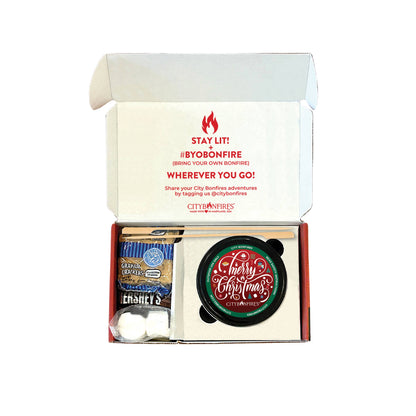 Merry Christmas S'mores Night Pack – Bonfire Gift Set