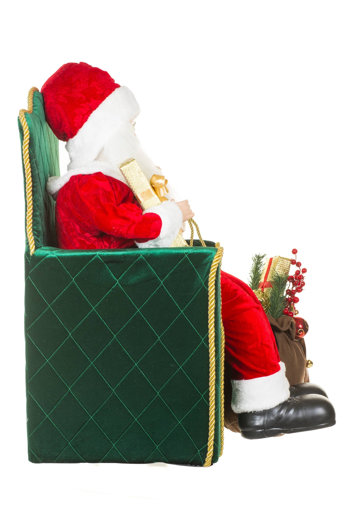 Red Armchair Santa