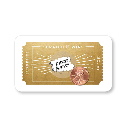 100 Customer Scratch-off Cards - Golden Ticket