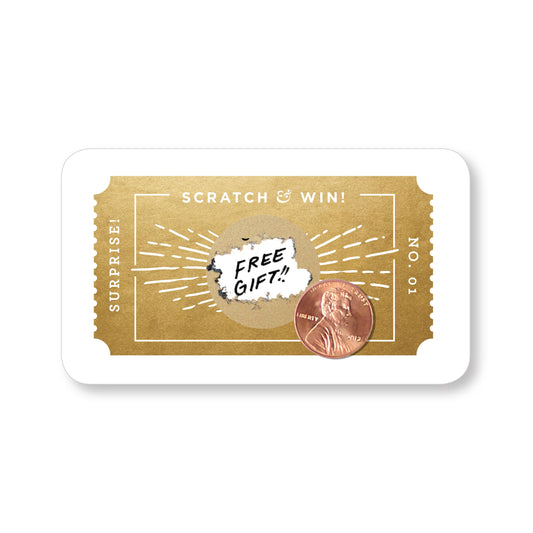 100 Customer Scratch-off Cards - Golden Ticket