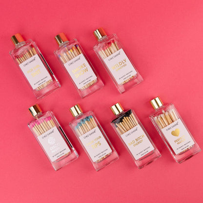 Perfect Match - Wedding/Bridal Glass Bottle Safety Matches - White