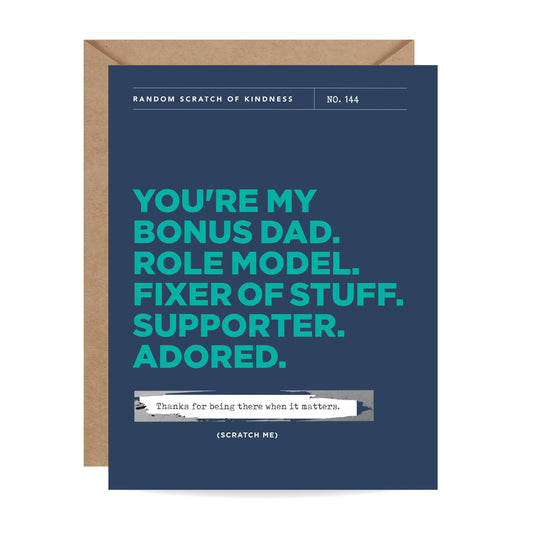 Scratch-off Card - Bonus Dad - Father's Day/Thank You