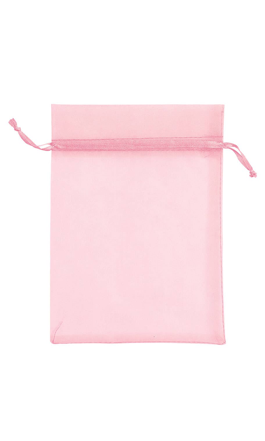 Organza Drawstring Pouch: White / Pack of 10 / 2" x 3"