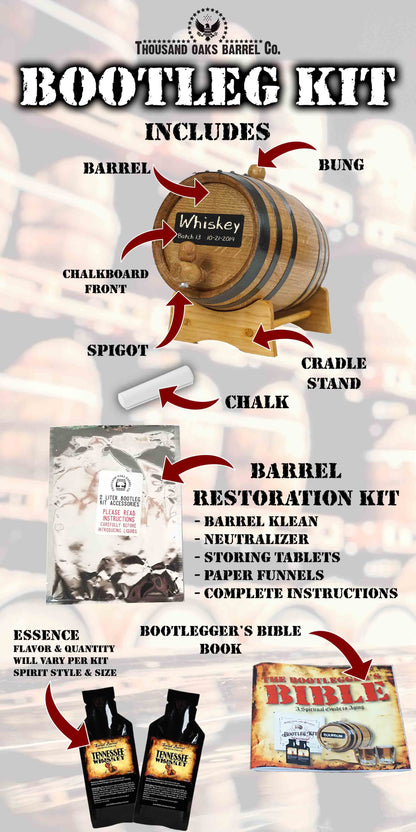 ThousandOaksBarrelCo. - Bootleg Kit - American Craft Collection Whiskey Making Kit