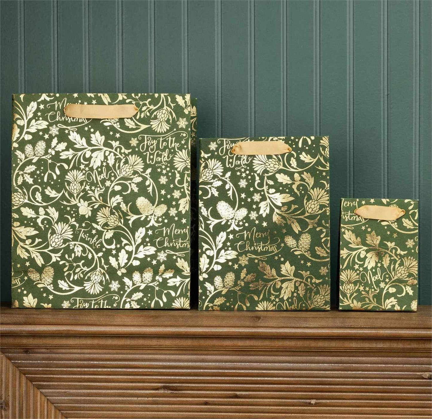 Premium Gift Bags - Christmas Heirloom, Set of 3