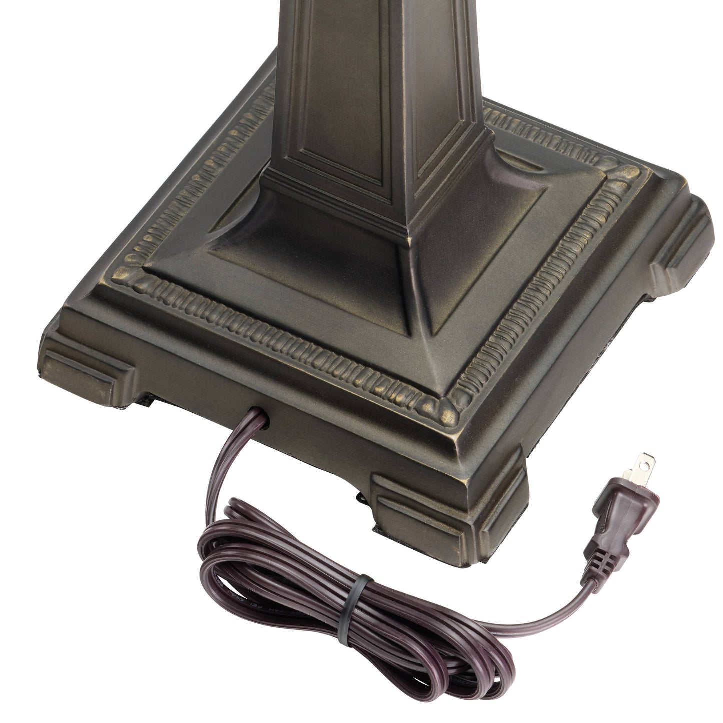25" Bronze Finish Polyresin Table Lamp Base