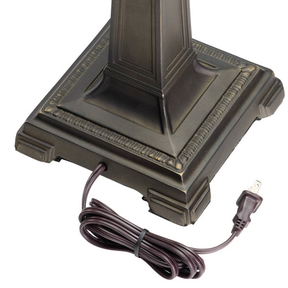 25" Bronze Finish Polyresin Table Lamp Base