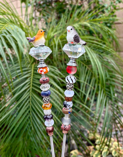 Small Bird Garden and Plant Stake -Assorted -Sold separately