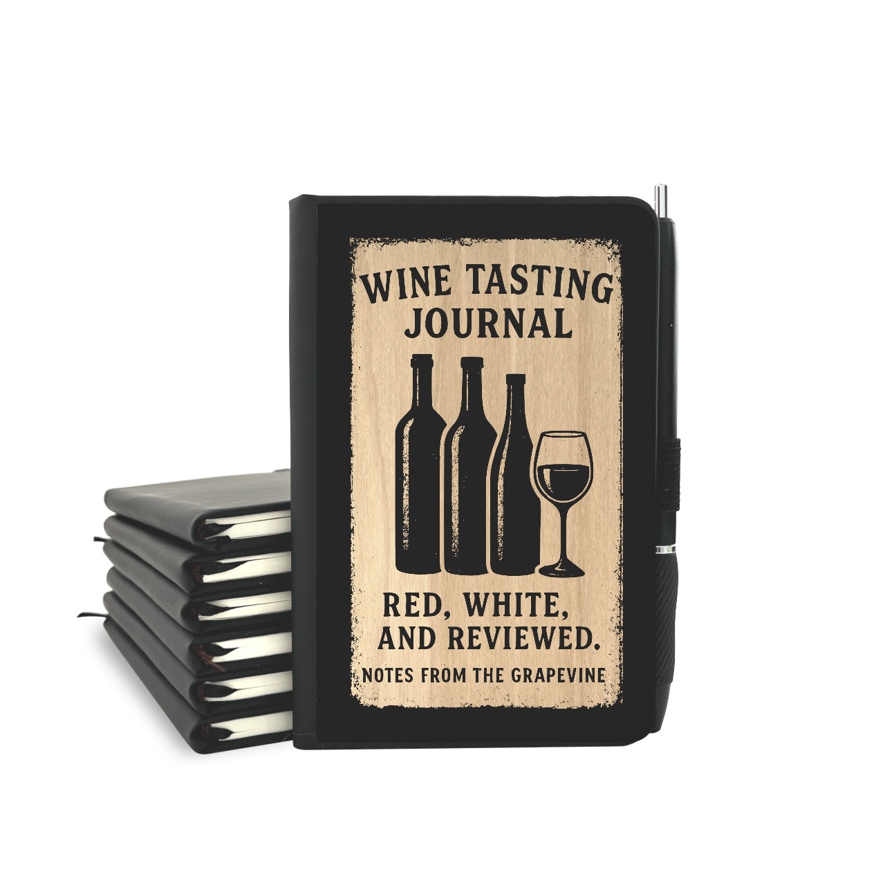 Wine Tasting Journal - Wood Cover