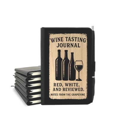 Wine Tasting Journal - Wood Cover