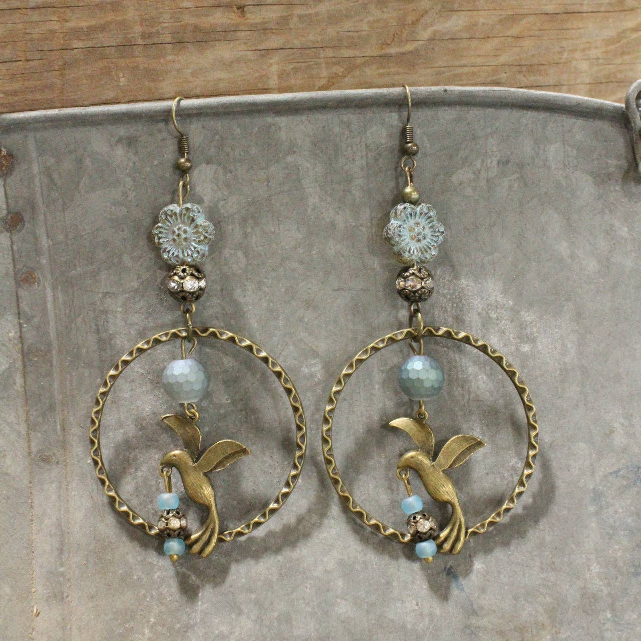 Soaring Bird Dangle Earrings