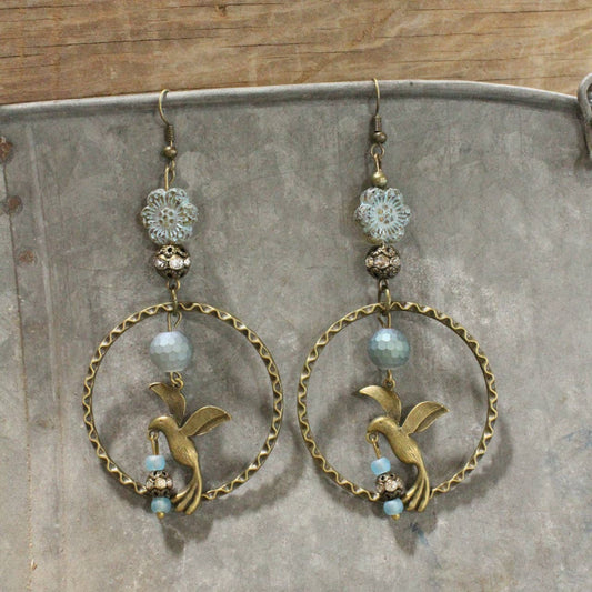 Soaring Bird Dangle Earrings