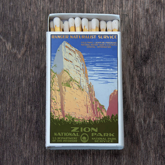 Matches • Zion Travel Poster • Home Decor for Candles