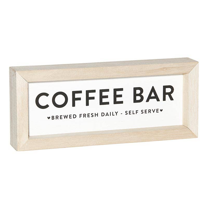 Wood Sign Coffee Bar