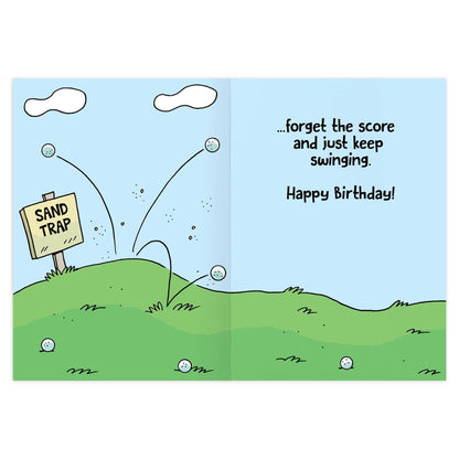 Golf Birthday Card