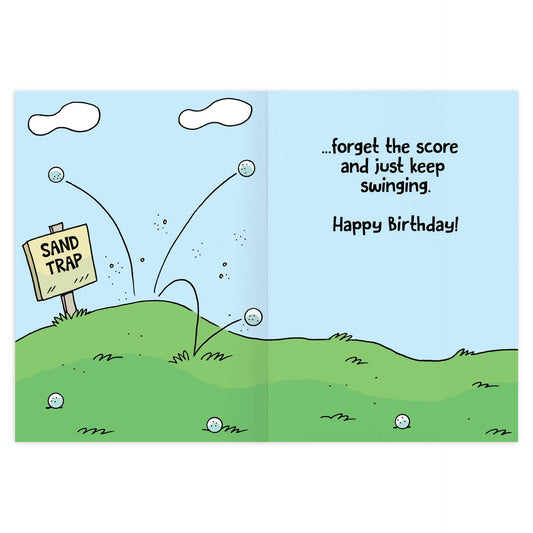Golf Birthday Card