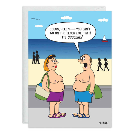Helen That's Obscene Birthday Card - 9316