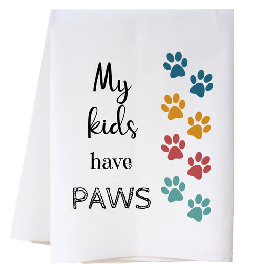 Tea Towel-Humorous-My Kids Have Paws