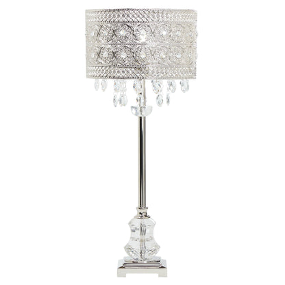 28.75"H Harley Polished Nickel Buffet Table Lamp