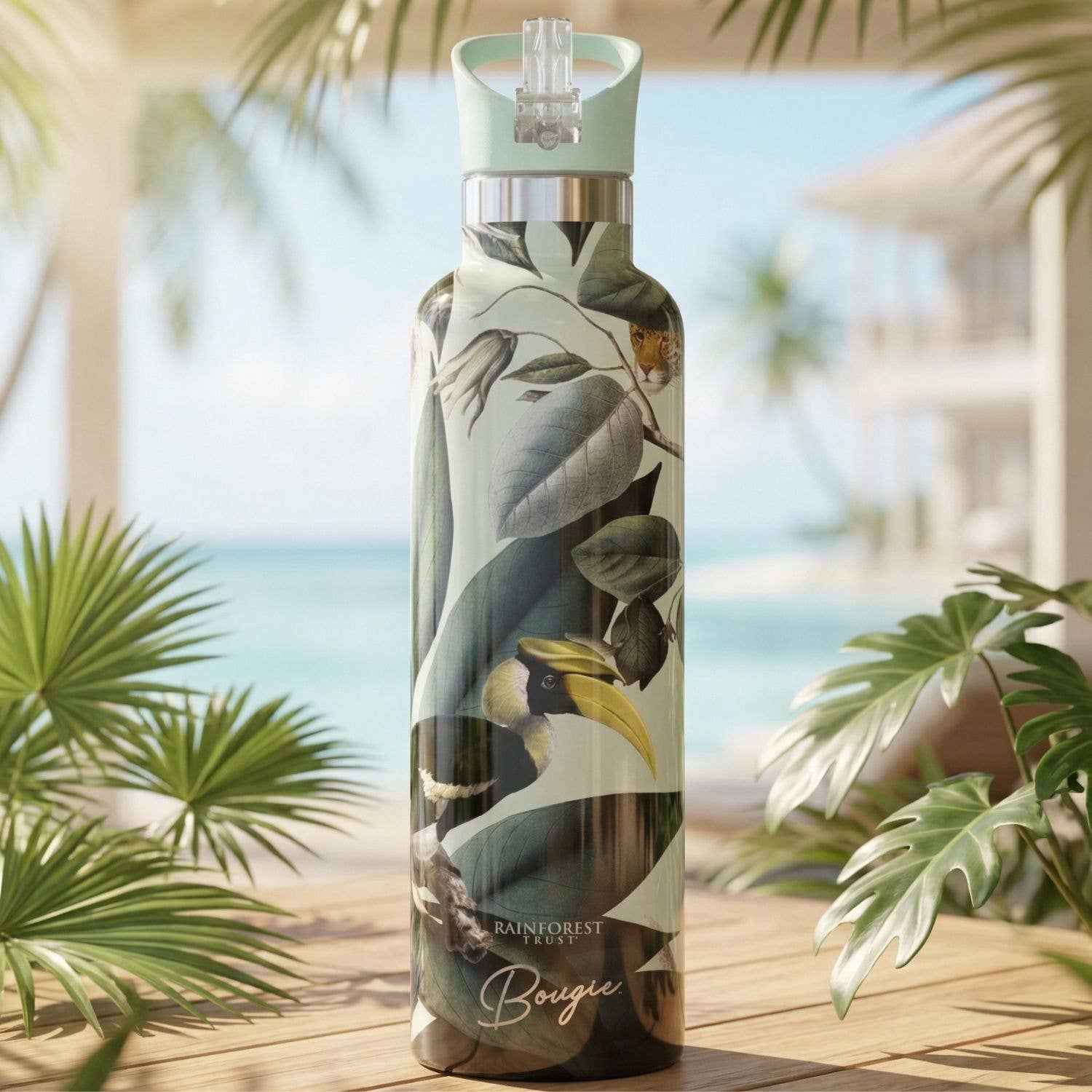 Rainforest Trust | Jungle Insulated Water Bottle  25oz