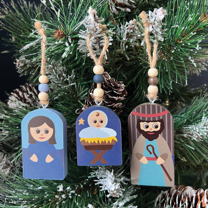 Holy Family Ornaments 
