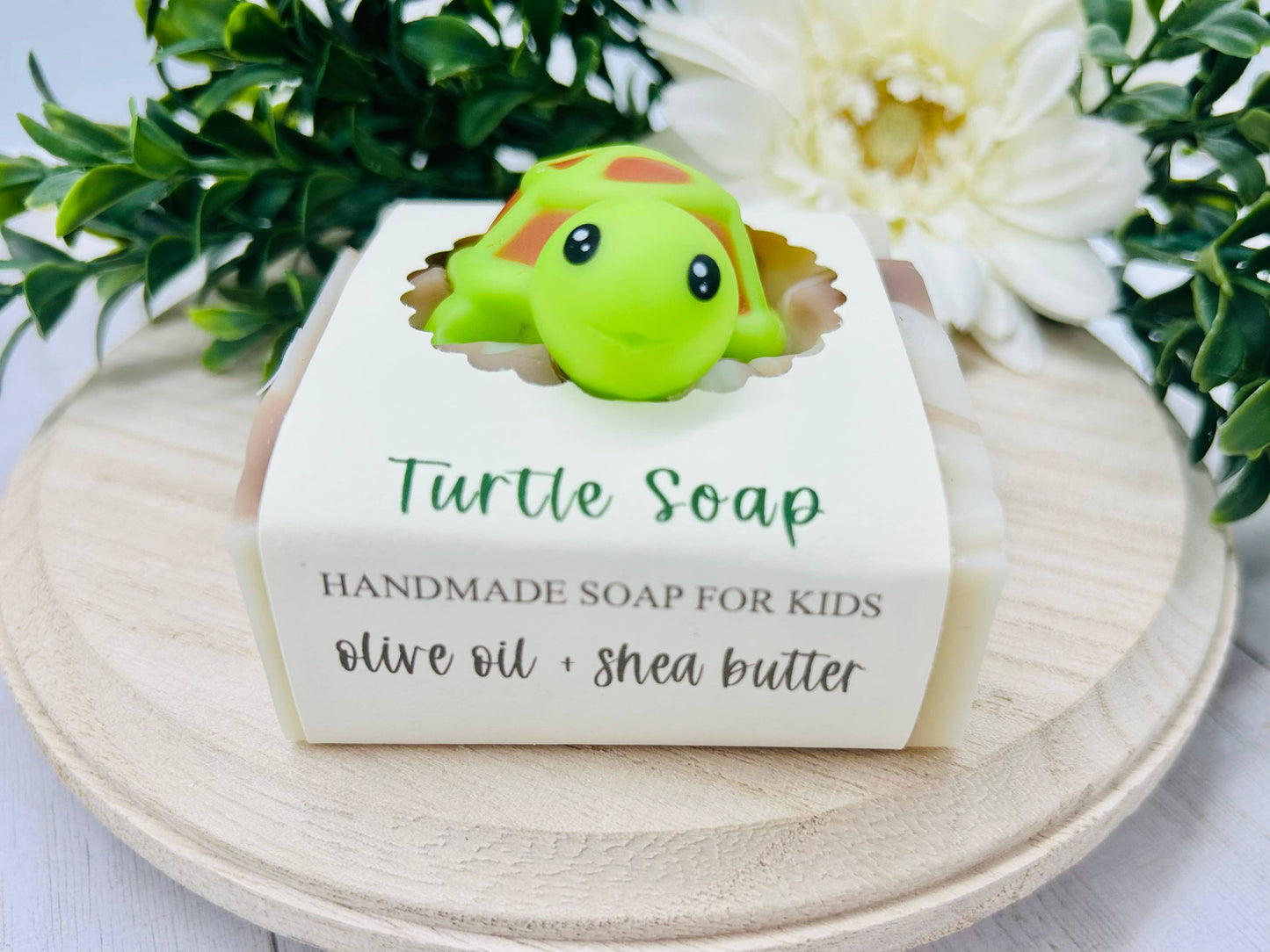 Jabón artesanal Turtle para niños VEGANO PROCESO EN FRÍO