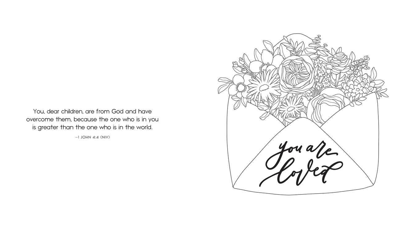 Scriptures and Florals Coloring Book by Allison  Loveall