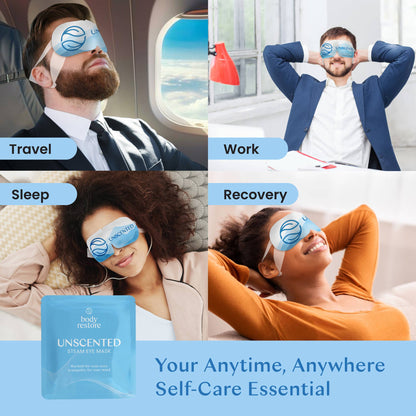 body restore - Unscented Steam Eye Mask (5 pack)