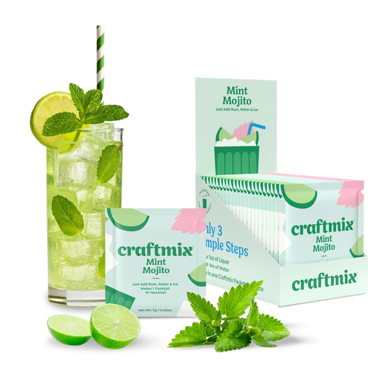 Mint Mojito Cocktail / Mocktail Mixer Sold Separately