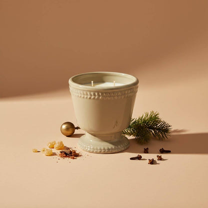 16 oz French Provincial Candle: Christmas Hearth