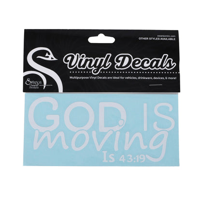 Swanson Christian Products - Decal Vinyl - God Is Moving
