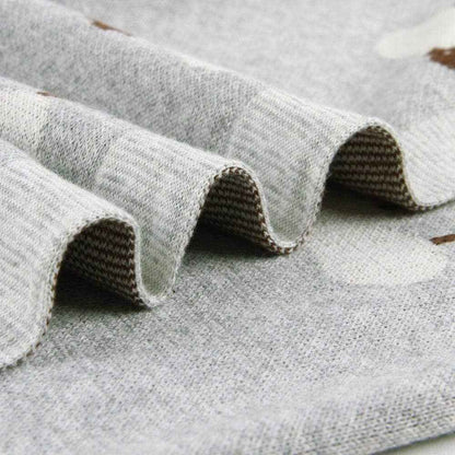 Soft Sheep Baby Blanket: Beige
