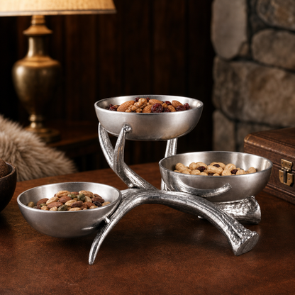 Antler 3-Tiered Bowl