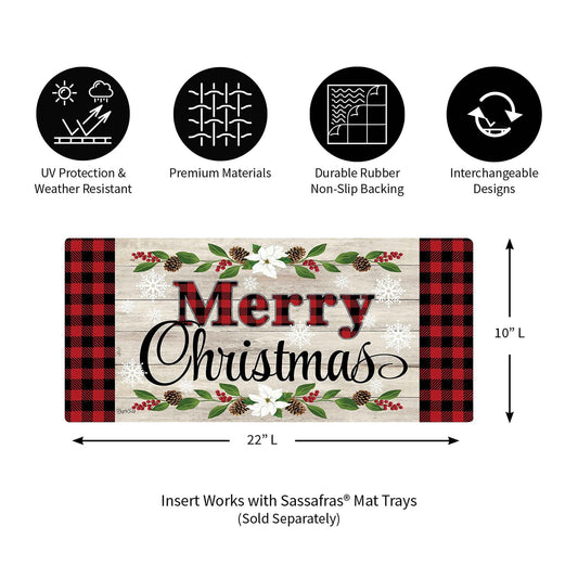 Christmas Sentiments Sassafras Switch Mat