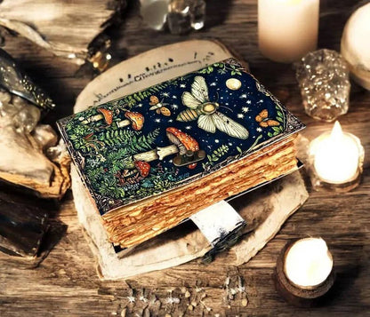 Luna moth mushroom journal
