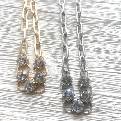 2 in 1 wrap crystal wrap necklace bracelet