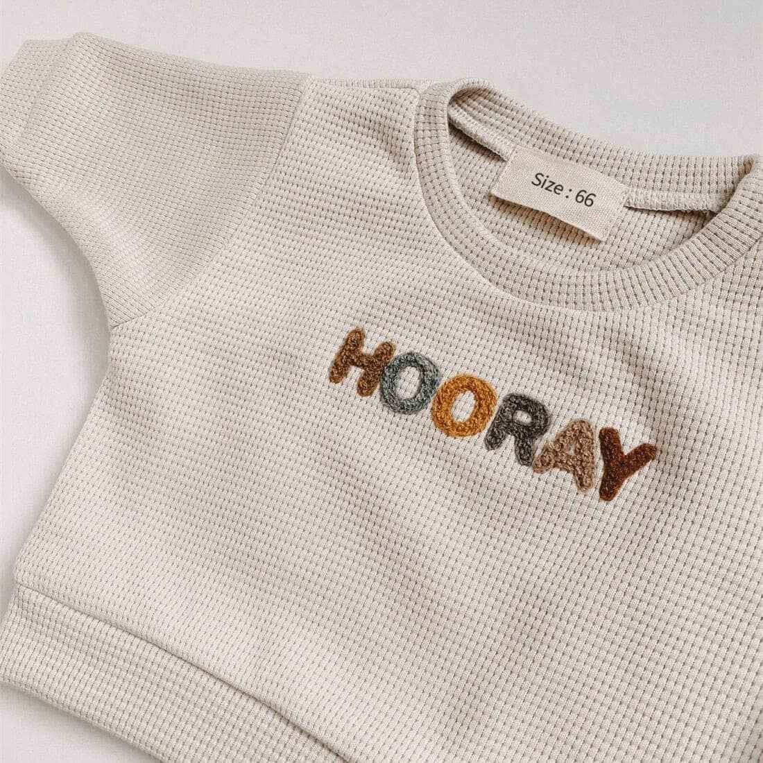 Fashion Baby Clothes Set: Beige / 6-12M