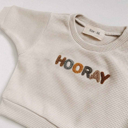 Fashion Baby Clothes Set: Mustard / 3-6M