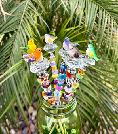 Small Bird Garden and Plant Stake -Assorted -Sold separately