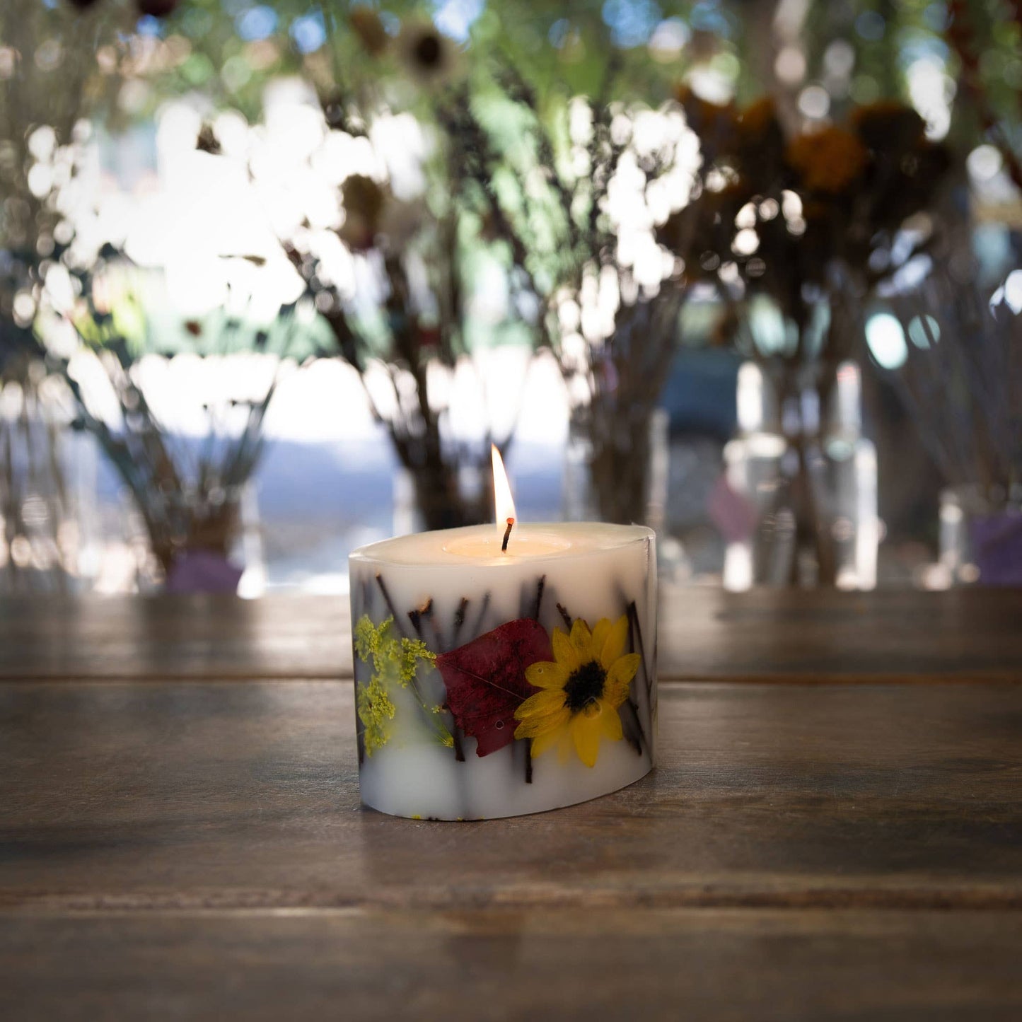 Petite Oval Botanical Candle-Honey Tobacco