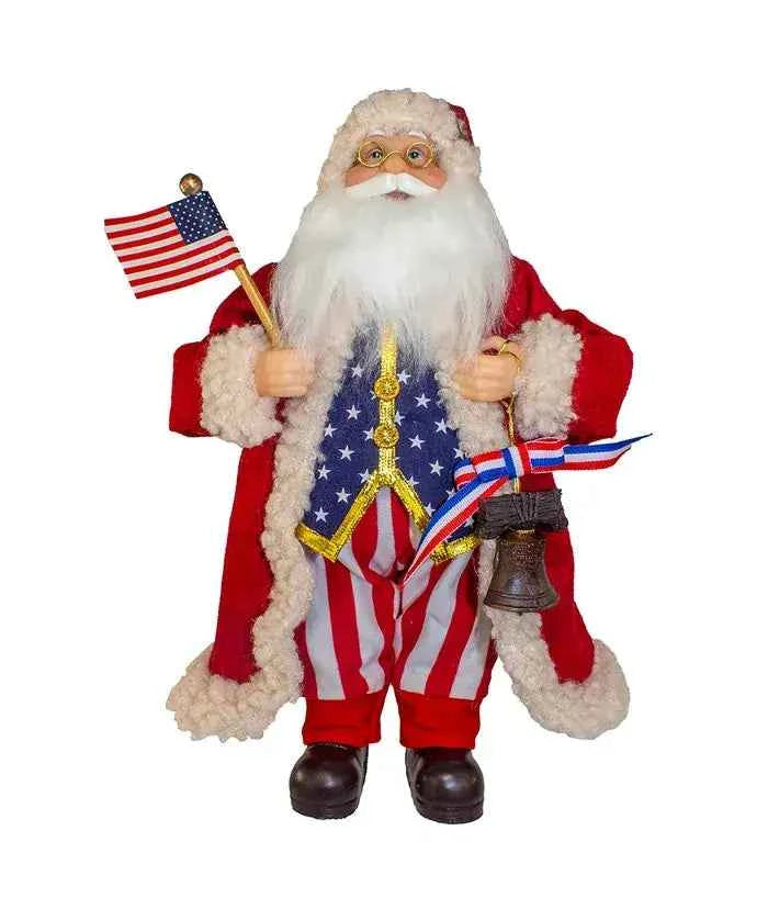 12" 1776 American Santa Tablepiece