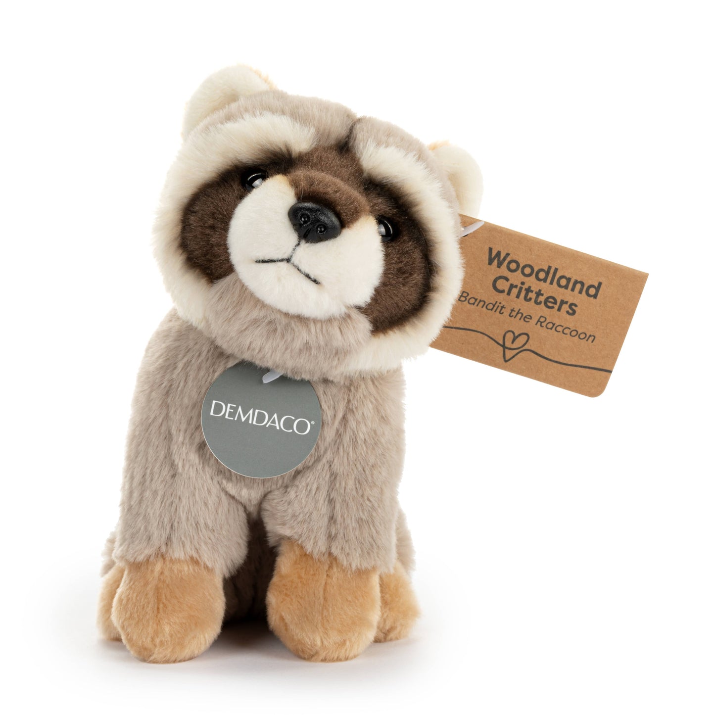 Puf con forma de mapache de 5x15 cm