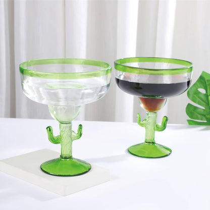 Cactus Acrylic 18 oz. Margarita Glass