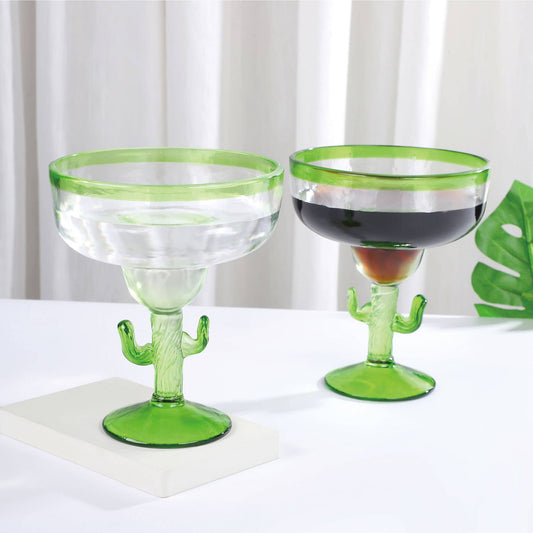 Cactus Acrylic 18 oz. Margarita Glass