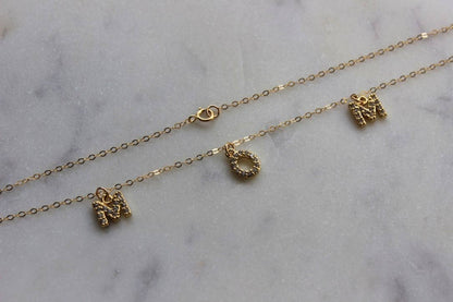 Collar de Mamá en Oro, Joyería de Mamá en Oro