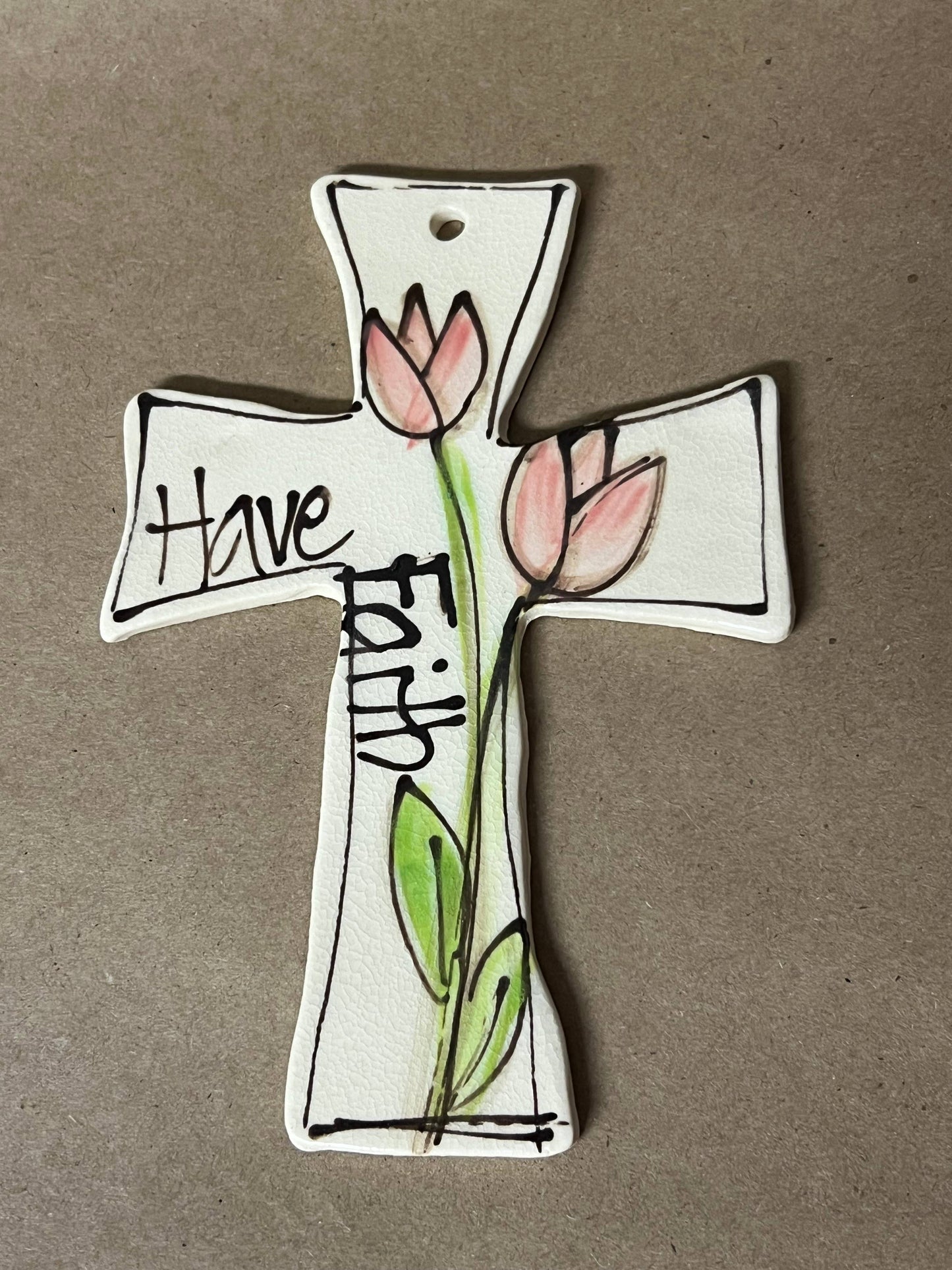 Large Cross Ornament ("Have Faith")