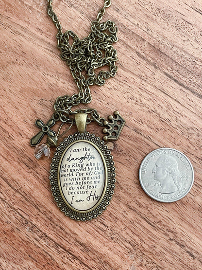 Ivy Barn Designs - Joyería cristiana para mujer. Collar religioso de regalo.
