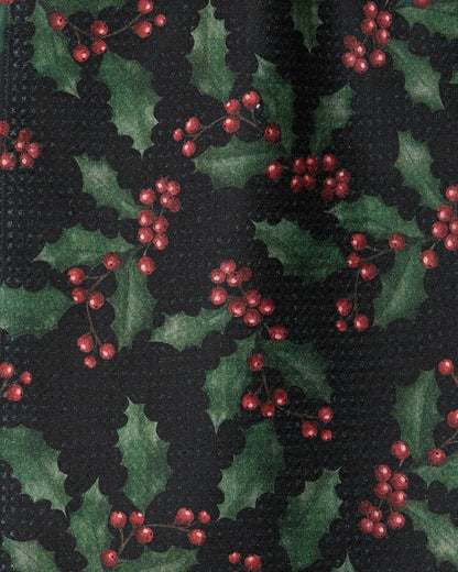 Holly Night Mini Towel - Holiday 2026