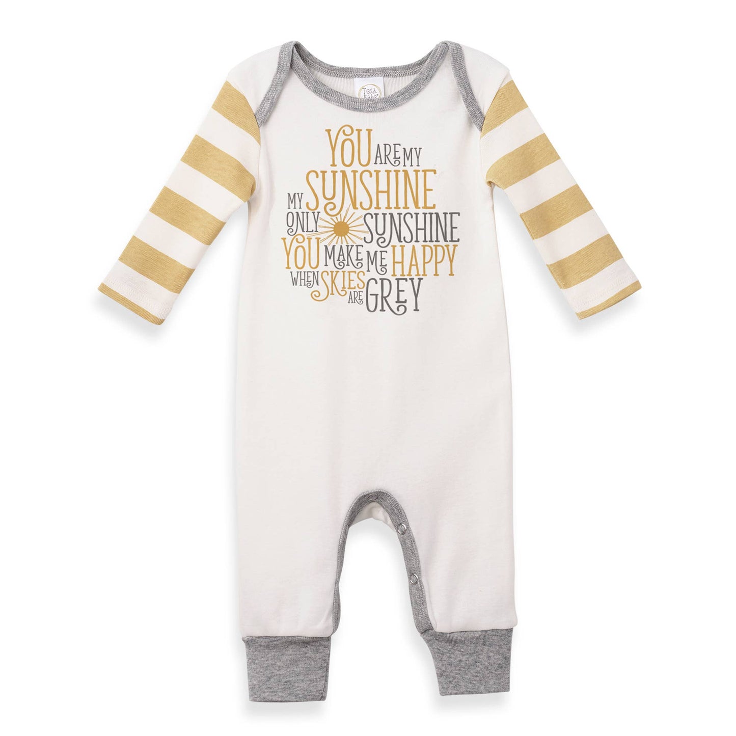 Baby's "You Are My Sunshine" Cotton Romper: 6-12M