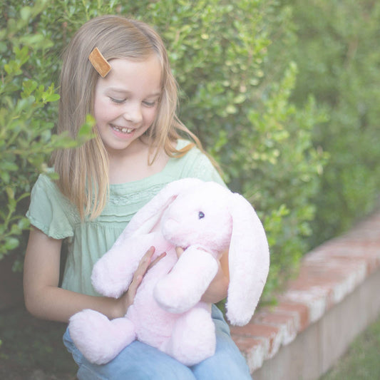 16 in -  Pink Plush Bunny